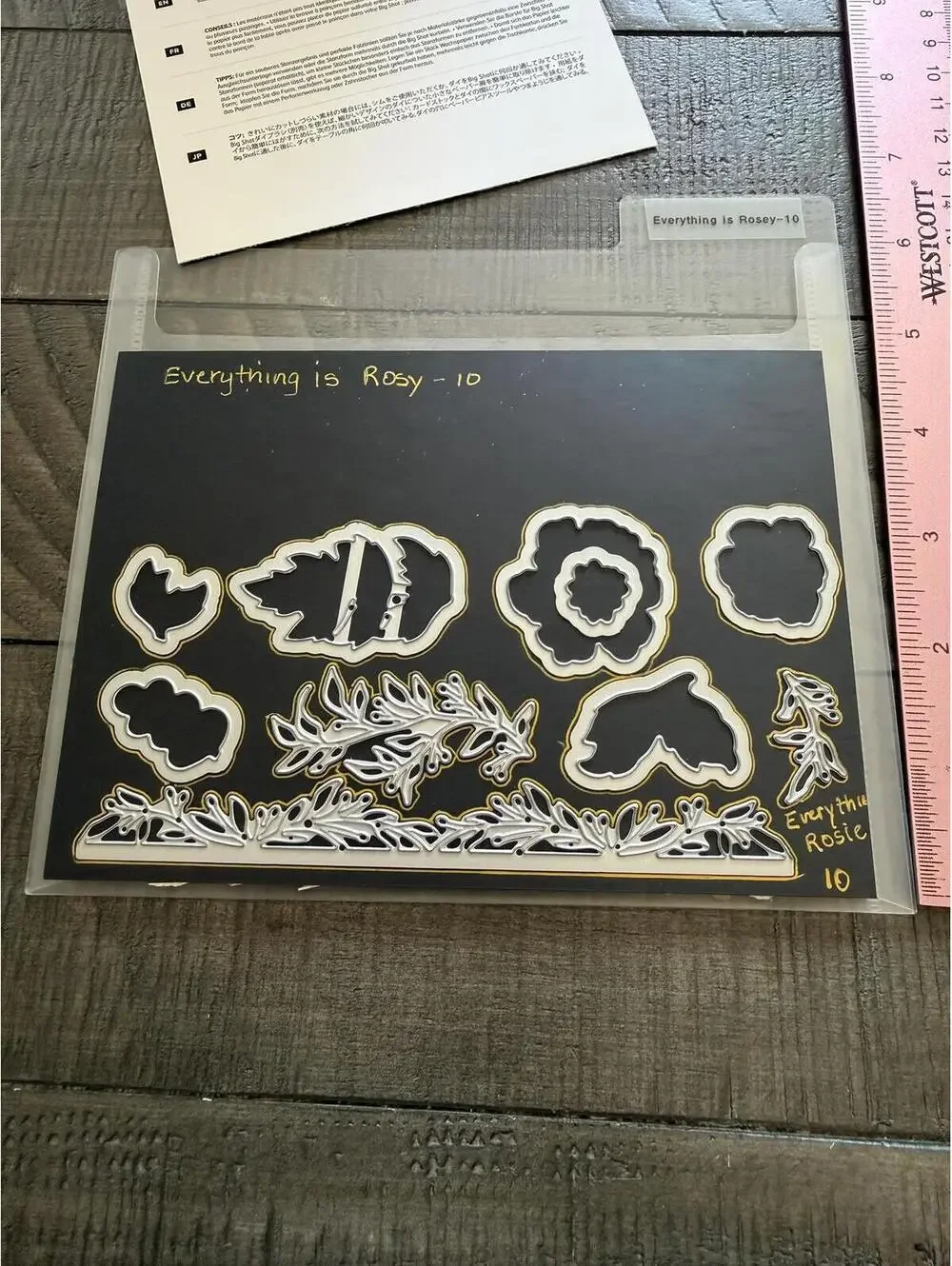 Stampin’ Up Everything Is Rosy Thinlits Dies die cut set